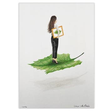 Coco de Paris - Woman flying on a leaf