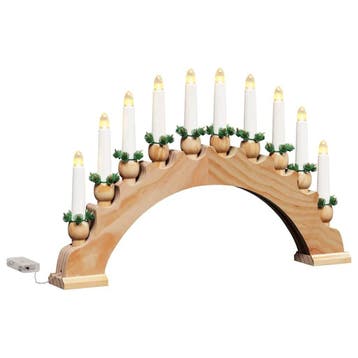 LED Kerstboog 47cm - Draadloos | Retourdeal | OP=OP, Diversen, Kerst, Ophalen of Verzenden, Zo goed als nieuw