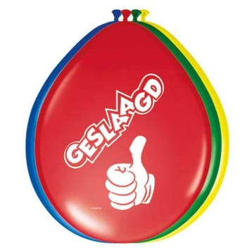 Geslaagd ballonnen (8 st), Ophalen of Verzenden, Nieuw
