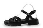 Tom Tailor Sandalen in maat 41 Zwart, Verzenden, Zwart, Zo goed als nieuw, Sandalen of Muiltjes