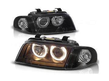 Angel Eyes koplamp units Black geschikt voor Audi A4, Verzenden, Nieuw, Audi