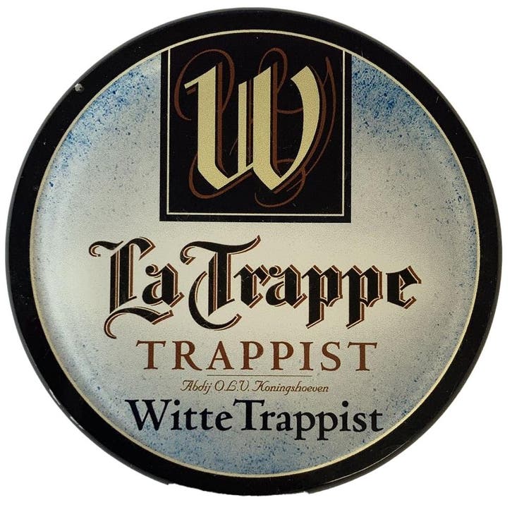 Occasion - Ronde taplens La Trappe Witte Trappist, Zakelijke goederen, Horeca | Overige, Ophalen of Verzenden