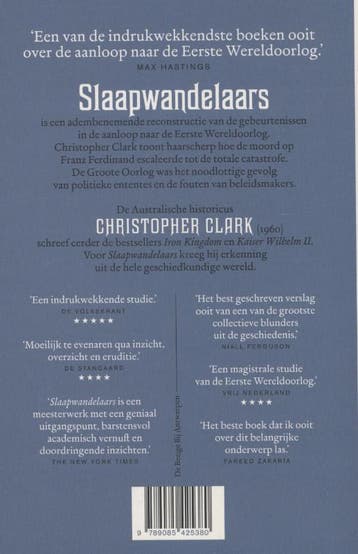 Slaapwandelaars 9789085425380 Christopher Clark, Boeken, Verzenden, Gelezen, Christopher Clark