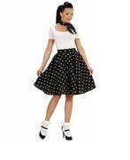 Rock and Roll rokje met sjaaltje zwart, Kleding | Dames, Carnavalskleding en Feestkleding, Ophalen of Verzenden, Nieuw