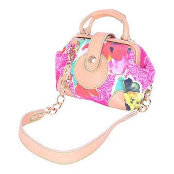 Dolce & Gabbana Doctor Tas Bloemenprint Canvas Multicolor me, Verzenden, Zo goed als nieuw
