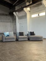 Linteloo Hamptons Hoekbank | Organisch (NIEUWSTAAT), Ophalen of Verzenden, Zo goed als nieuw, Bank Hoekbank Bankstel Bankje Loungebank Banken Chaise Lounge 