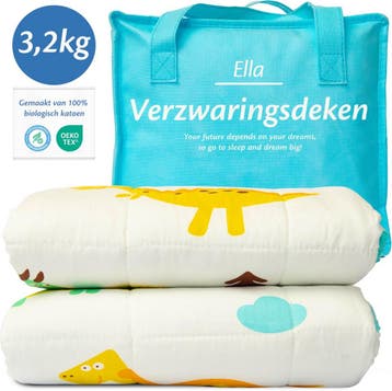 2dekans | EL-Life Verzwaringsdeken Kind 3,2kg - 100 x 150cm, Ophalen of Verzenden, Zo goed als nieuw