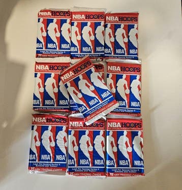 1990/91 NBA Hoops Michael Jordan, Magic Johnson, ..., Nieuw