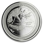 EC8 - St. Vincent and Grenadines Seaplane 1 oz 2019, Postzegels en Munten, Munten | Amerika, Verzenden, Losse munt, Zilver