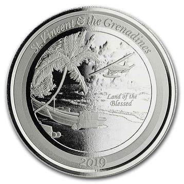 EC8 - St. Vincent and Grenadines Seaplane 1 oz 2019, Verzenden, Losse munt, Zilver