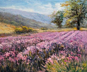 Christof Vevers (1962) - Été en Provence – Champs de lavande