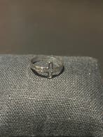 No-Fade Zilver-Stijl Vergulde Heilig Kruis Stijl Ring, IJzer of Staal, Nieuw, Ophalen of Verzenden, Dame of Heer