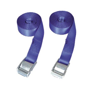 Talamex Spanband met klemgesp 25mm 2,5m 2 stuks, Ophalen of Verzenden, Nieuw
