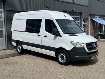 Zakelijke Lease |  Mercedes-Benz Sprinter 314 2.2 CDI L2H2 E, Automaat, Stof, Gebruikt, Wit