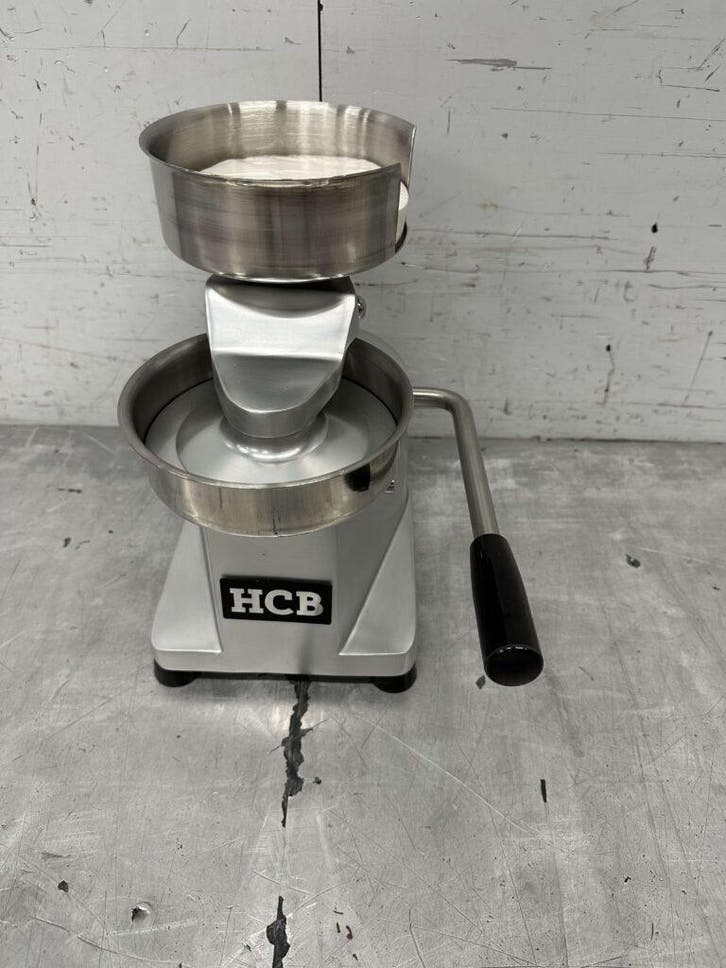 RVS Hamburgerpers 130 mm Slagerij Horeca, Zakelijke goederen, Horeca | Keukenapparatuur, Nieuw in verpakking, Ophalen of Verzenden