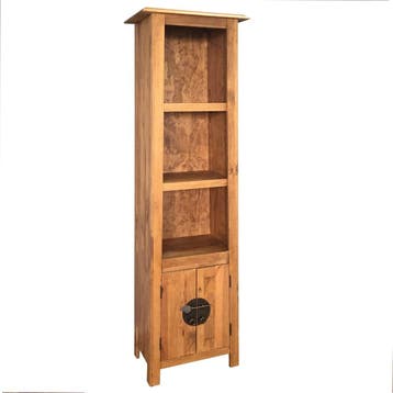 vidaXL Badkamerkast vrijstaand 48x32x170 cm massief, Verzenden, Nieuw, (Half)hoge kast
