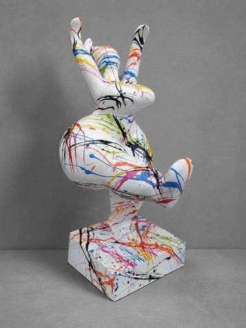 Beeld, abstract beeld (handmade) - 50 cm - polyresin