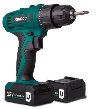 Accuboormachine 12V | Incl. 2 accus en oplader, Verzenden, Nieuw
