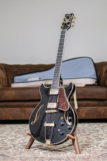 Ibanez AMH90 Artcore Expressionist | Black, Nieuw