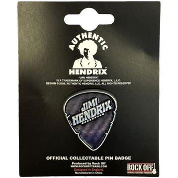 Jimi Hendrix - Plectrum - Pin officiële merchandise, Ophalen of Verzenden, Nieuw, Kleding