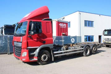 Veiling: Chassis Cabine DAF CF 450 Diesel 450pk 2021, DAF, Rood, BTW verrekenbaar, Handgeschakeld