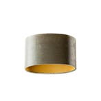 Velours lampenkap groen met gouden binnenkant ovaal 25/16/15, Huis en Inrichting, Lampen | Lampenkappen, Verzenden, Nieuw, Classic-antique