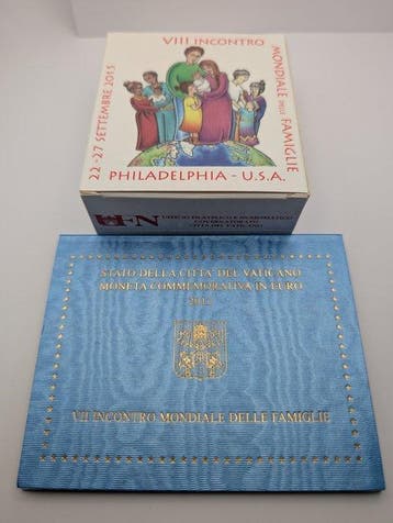 Vaticaan. 2 Euro 2012/2015 World Meeting of Families (2