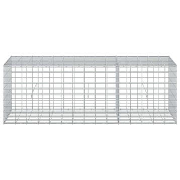 vidaXL Gabion met 5 mm Draad en 5x10 cm Gaas 150x50x50 cm, Verzenden, Nieuw, IJzer