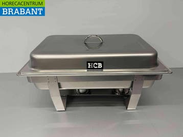 RVS HCB Chafing dish set 1 x 1/1, 2 x 1/2 en 3 x 1/3 GN, Ophalen of Verzenden, Nieuw in verpakking