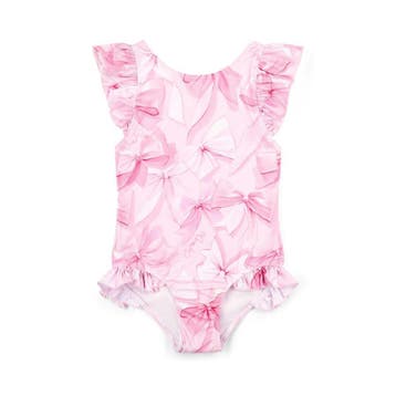A’dee Raya badpak met strik opdruk (pink blossom) - 110, Ophalen of Verzenden, Nieuw