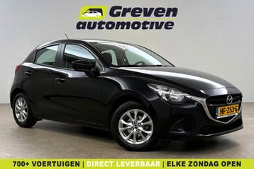 Mazda 2 1.5 Skyactiv-G TS | Airco | Cruise | Parkeersensoren, Euro 6, Zwart, Handgeschakeld, Nieuw