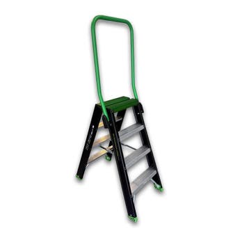 Rix Dubbele oplooptrap 2 x 4 treden, Ophalen of Verzenden, Nieuw, Trap, 2 tot 4 meter