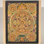 Manifestation of Buddhas Awakening Thangka - Painting of