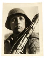 Gerda Taro (1910-1937) en Robert Capa (1913-1954) persfoto