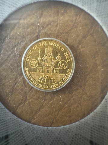 Rwanda. 10 Frw 2022 Barbarossa - 1/200 Oz (.999) (Zonder