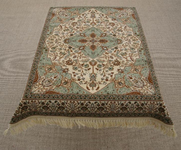 Smyrna tafelkleed Madras 5 (99 euro karpetten, Vloerkleden), Antiek en Kunst, Antiek | Kleden en Textiel, Ophalen of Verzenden