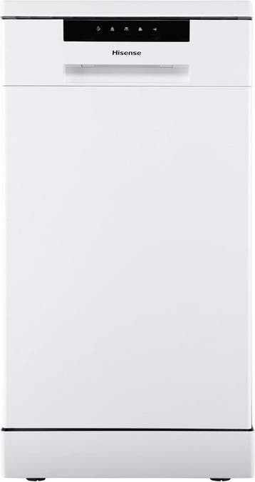 Hisense HS523E15W - Vrijstaande Smalle Vaatwasser - 45 cm -, Ophalen of Verzenden, Nieuw, 85 tot 90 cm