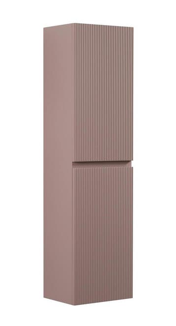 Badkamerkast Thermis 40 x 30 x 150 cm Mat Roze Kolomkast, Verzenden, Nieuw, (Half)hoge kast