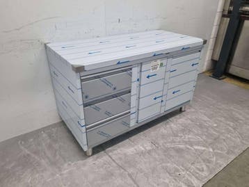 HCB RVS Werkkast Kast Werktafel, klapdeur, 3 laden en, Ophalen of Verzenden, Nieuw in verpakking