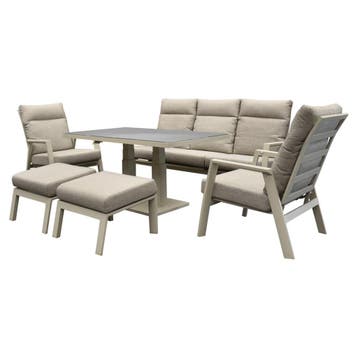 Barolo New York stoel bank dining loungeset 6 delig, Ophalen of Verzenden, Nieuw