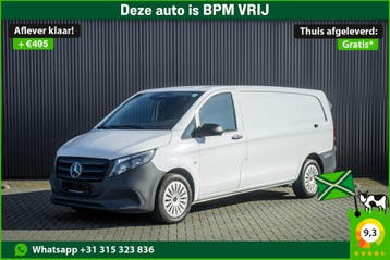 Mercedes-Benz Vito L2H1 | Financial Lease voor 467 p/mnd, Automaat, Stof, Gebruikt, Zwart