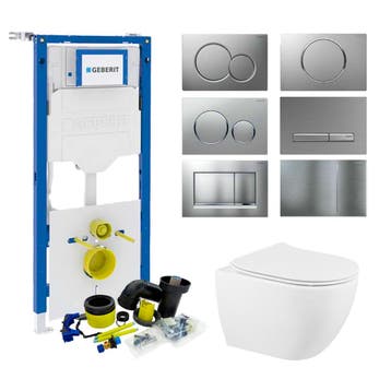 Geberit UP320 Set70 Sanindusa Sanibold Wandtoilet Rimless, Doe-het-zelf en Verbouw, Sanitair, Ophalen of Verzenden, Nieuw, Overige typen