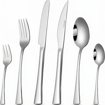 HI NATURE™ Besteksets - Bestekset 12 persoons modern 100%, Ophalen of Verzenden, Nieuw