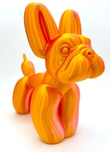 Figuur - Frenchie Balloon Dog - Plastic, Antiek en Kunst