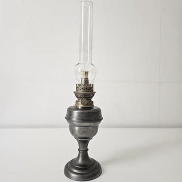 Olielamp - Tin, Antiek en Kunst