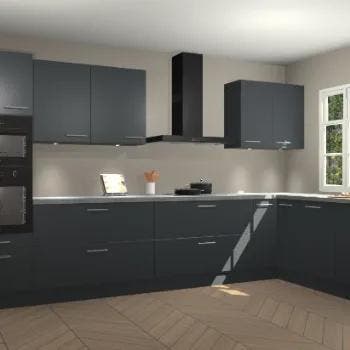 Onyxgrijze keuken Graz 72611, Verzenden, Nieuw