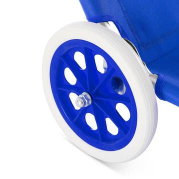 Ligbed Kreta Blauw Alu met wielen (Ligbed - Lounge), Verzenden, Nieuw