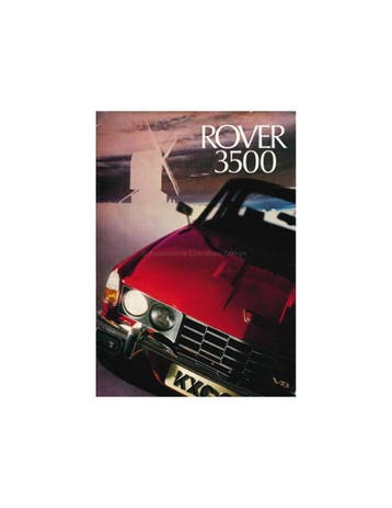1973 ROVER 3500 BROCHURE NEDERLANDS, Nieuw, Author