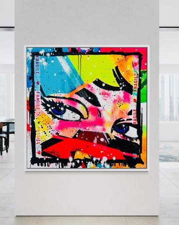 Mikko - Albert Einstein Behind The Eyes - XL (NO RESERVE!), Antiek en Kunst