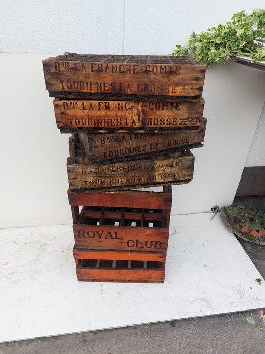 Kist (6) - Hout - bier- drankenbakken, Antiek en Kunst, Curiosa en Brocante